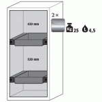 ARMOIRE SÉCURITÉ S-CLASSIC-90 S90.129.060.WDASR GRIS CLAIR