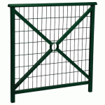 BARRIÈRE LISBONNE 1 M STRUCTURE GRILLAGÉE - ZINC VERT 6005 - PROCITY