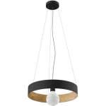 LUMICOM - HALO SUSPENSION, 1X E27, MAX 42W, MÉTAL, NOIR MAT/FEUILLE D'OR, D.40CM 40 NOIR/FEUILLE D'OR - NOIR/FEUILLE D'OR