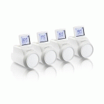 PACK DE 4 TÊTES THERMOSTATIQUES CONNECTÉES EVOHOME HR92 HONEYWELL