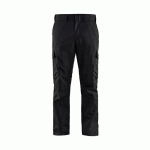 PANTALON DE TRAVAIL INDUSTRIE STRETCH 2D NOIR/GRIS FONCÉ D108 - BLAKLADER