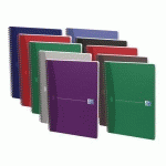 10 CAHIERS ESSENTIAL A4 100 PAGES 90G SEYES ASSORTIS - OXFORD