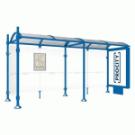 ABRI BUS PROVINCE 5 M CAISSON 1 BARDAGE CITY BLEU 5010 - PROCITY