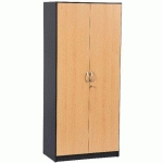 ARMOIRE 2 PORTES BATTANTES 80 X 180 CM T.1315 - MANUTAN EXPERT