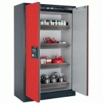 ARMOIRE SÉCURITÉ Q-CLASSIC-90 Q90.195.120 GRIS/ROUGE