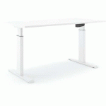 BUREAU RÉGLABLE ALUFORCE PRO 140 M - 180X80CM - BLANC - ACTIFORCE