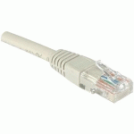 CORDON RJ45 CATÉGORIE 6 U/UTP GRIS - 10 M