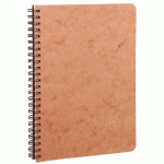 LOT DE 5 - CAHIER RELIURE INTÉGRALE AGE BAG A5 100 PAGES LIGNÉ - TABAC