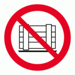 PANNEAU NE PAS OBSTRUER