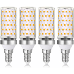 AMPOULE E14 16W LED BLANC CHAUD 3000K 1600LM, ÉQUIVALENT LAMPE HALOGÈNE E14 100W 120W, AC 230V, NON-DIMMABLE, 4PCS