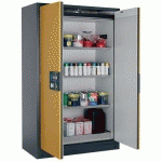 ARMOIRE SÉCURITÉ Q-PEGASUS-90 Q90.195.120.WDAC GRIS/JAUNE - ASECOS