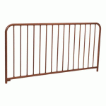 BARRIÈRE À BARREAUX 2 M - GALVA ASPECT CORTEN - PROCITY