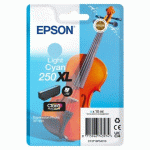 EPSON CARTOUCHE D’ENCRE CYAN CLAIR CLARIA PHOTO HD 250XL VIOLON - CARTOUCHE AUTHENTIQUE