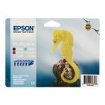 PACK 6 CARTOUCHES ENCRE EPSON T0487 NOIRE ET COULEUR