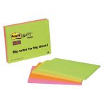 POST-IT® BLOC DE NOTES ADHÉSIVES SUPER STICKY - 149 X 98 MM - COULEUR : BORA-BORA