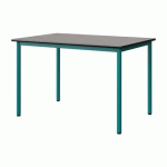 TABLE MALIBU 120X80 T6 4P STRA ANTIB BÉT F186/NOIR BLEU 5018