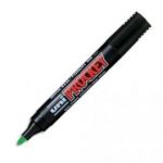 UNIBALL MARQUEUR PERMANENT PTE OGIVE CORPS PLASTIQUE ENCRE PIGMENTÉE À BASE D'EAU VERTE UNI PROCKEY PM122