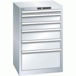 ARMOIRE GRIS CLAIR 564X572X850 AVEC 6 TIR. 75KG _ 78.953.020 - LISTA