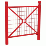 BARRIÈRE PROVINCE GRILLAGÉE 1.07 M CITY - ZINC ROUGE 3020 - PROCITY