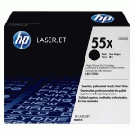 HP 55X - CE255X TONER HAUTE CAPACITÉ NOIR POUR IMPRIMANTE LASER - HP