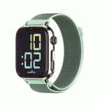 MONTRE CONNECTÉE SAVEFAMILY ENFANT SAVEWATCH PLUS 2 49 MM BLUETOOTH ARGENT AVEC BRACELET VERT