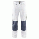 PANTALON DE TRAVAIL PEINTRE BLANC TAILLE 42L - BLAKLADER