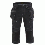 SHORT X1900 ARTISAN STRETCH 2D MARINE/NOIR TAILLE 42 - BLAKLADER