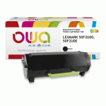 TONER REMANUFACTURÉ OWA - TRÈS TRÈS HAUTE CAPACITÉ - NOIR - POUR LEXMARK 50F2U00, 50F2U0E - TONER COMPATIBLE