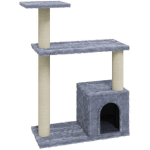 ARBRE � CHAT AVEC GRIFFOIRS EN SISAL GRIS CLAIR 70 CM - VIDAXL