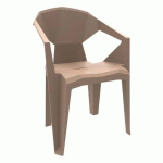 FAUTEUILS DELTA POLYPROPYLÈNE - SABLE - GARBAR