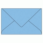 PAQUET DE 20 ENVELOPPES POLLEN 90X140MM 120G/M² - BLEU LAVANDE - LOT DE 5