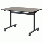TABLE MALIBU RAB 120X80 T6 DL ST ANTIB GRI U727/NO GRIS 7016