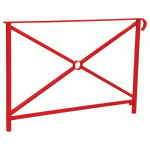 BARRIÈRE HÉRITAGE SIMPLE CROIX 1.50 SIMPLE CROSSE ROUGE 3020 - PROCITY