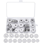 ENSEMBLE DE JOINTS D'ÉTANCHÉITÉ EN ACIER INOXYDABLE POUR JOINT D'ÉTANCHÉITÉ SOLIDE POUR RÉPARATION GÉNÉRALE M3-M12 KIT DE JOINTS DE 15 TAILLES