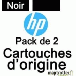 HP - 90X - CE390XD - PACK DE 2 TONERS NOIRS - PRODUIT D'ORIGINE - 24 000 PAGES X 2