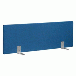 PANNEAUX ÉCRANS ACOUSTIQUES L 140 CM BLEU FIXATION ALU POUR BUREAUX ARKO