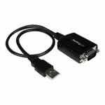 STARTECH.COM CÂBLE ADAPTATEUR DE 30 CM USB VERS SÉRIE DB9 RS232 - MÉMORISATION DE PORT COM