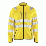 VESTE SOFTSHELL HAUTE VISIBILITÉ JAUNE FLUORESCENT TAILLE XS - BLAKLADER