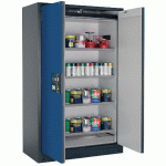 ARMOIRE SÉCURITÉ Q-PEGASUS-90 Q90.195.120.WDAC GRIS/BLEU - MANUTAN COLLECTIVITÉS