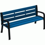 BANC MILAU POLYÉTHYLÈNE - BLEU 5005