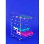 CAISSON DE BUREAU MOBILE - PLEXIGLAS RÉF. CRL