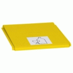 COUVERCLE PLASTIQUE JAUNE POUR 60L - VAR