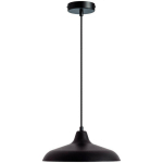 DYBERG LARSEN LIGHTING - DYBERGLARSEN FUTURA PLAFONNIER SUSPENSION DÔME NOIR, BLANC 30CM