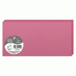 PAQUET DE 25 CARTES PLIÉES POLLEN 106X213MM 210G/M² - ROSE HORTENSIA