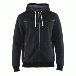 SWEAT ZIPPÉ À CAPUCHE DOUBLURE THERMIQUE NOIR TAILLE S - BLAKLADER