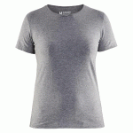 T-SHIRT FEMME GRIS TAILLE XXL - 330410599000XXL - MANUTAN COLLECTIVITÉS
