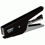 AGRAFEUSE PINCE RAPID BÉBÉ 58 LAQUÉ NOIR - AGRAFES 8/4 - CAPACITÉ DE 15 FEUILLES