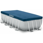 BÂCHE RECTANGULAIRE PISCINE L400X20CM EN PVC ET POLYPROPYLÈNE INTEX BLEU