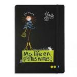 EXACOMPTA CAHIER DE NOTE EMBOITÉ KINNA 15X21 192 PAGES UNIES. COUVERTURE TOUCHÉ DOUX. 2 VISUELS ASSORTIS