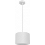 HELAM LIGHTING - HELAM ALBA PLAFONNIER SUSPENSION CYLINDRIQUE BLANC 20CM